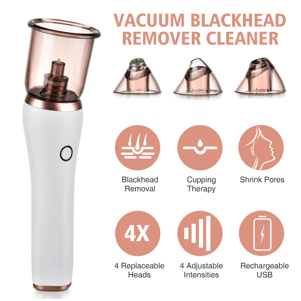 4 in 1 Body Guasha Cupping Blackhead Remover Machine Facial Pore Deep Cleansing Beauty Skin Care